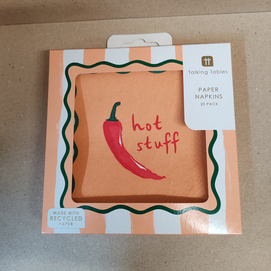 Hot chilli paper napkins