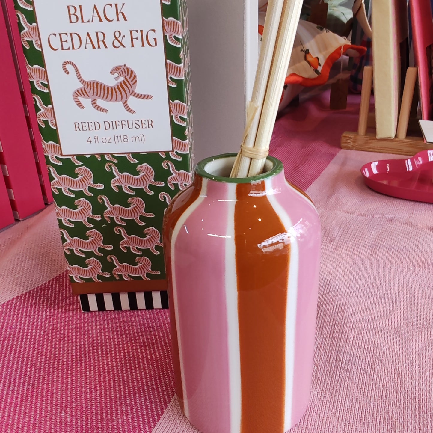 Paddy Wax Black Cedar & Fig Reed Diffuser 4 fl oz
