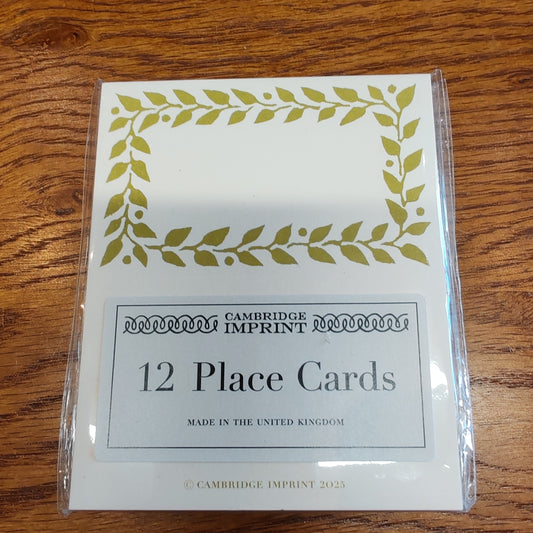 12 place cards