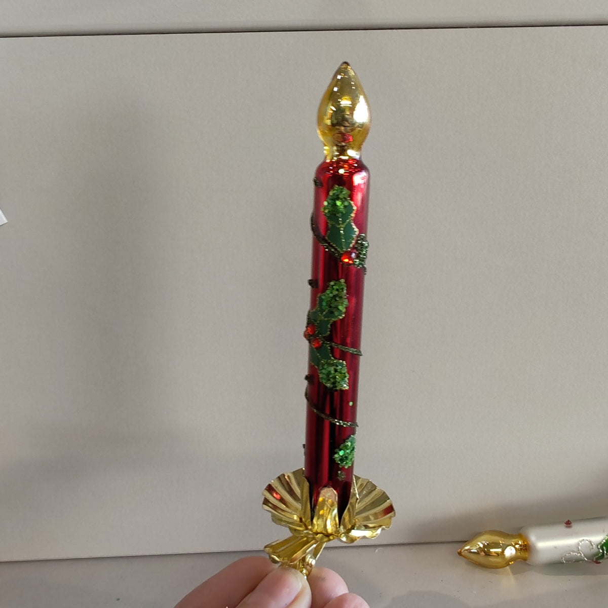 Clip on Glass Candle Decoration