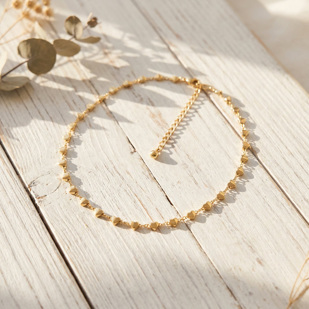 Hearts Chain Necklace