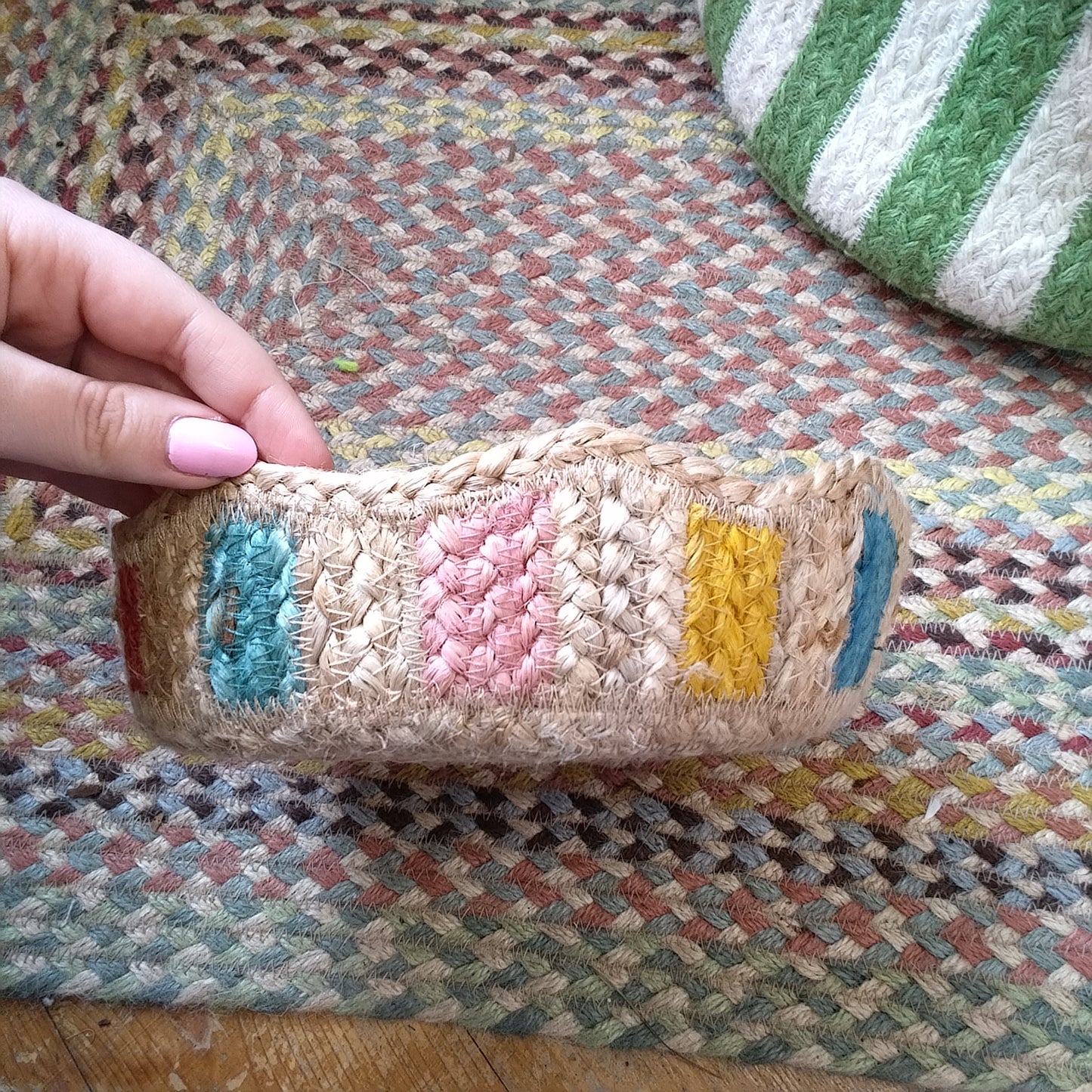 Natural Fairground Tulip Mini Basket