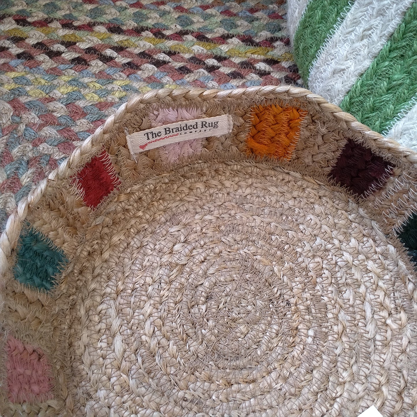 Natural Fairground Tulip Mini Basket