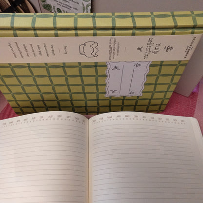 Tulip Jumbo Journal - Green Lattice