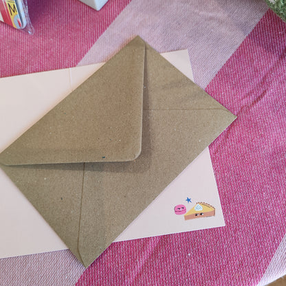 Cake box happy birthday greeting card