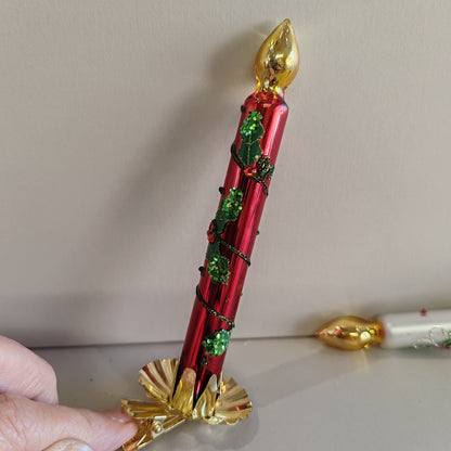 Clip on Glass Candle Decoration