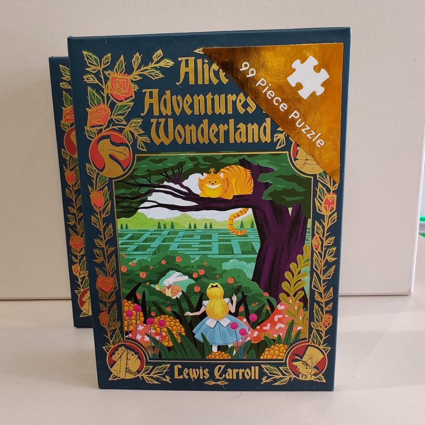 Mini 99 piece puzzle. Alice's adventure in wonderland.