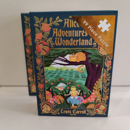 Mini 99 piece puzzle. Alice's adventure in wonderland.