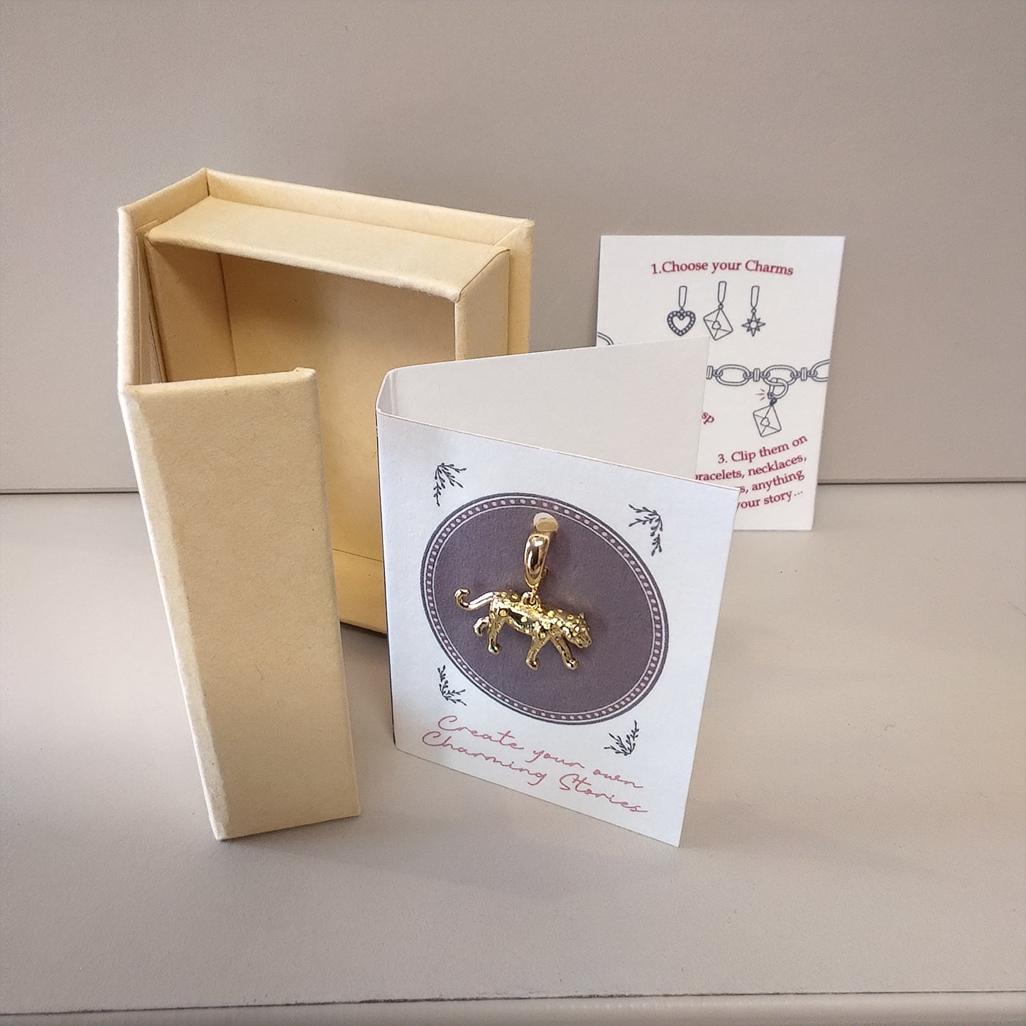 Cheetah charm