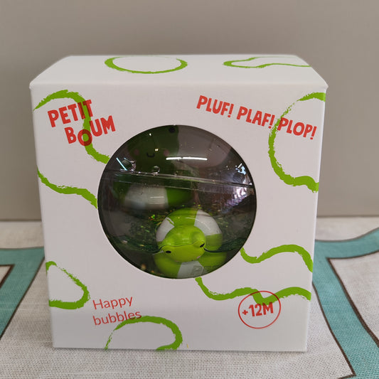Happy Bubbles sensory duck ball Green