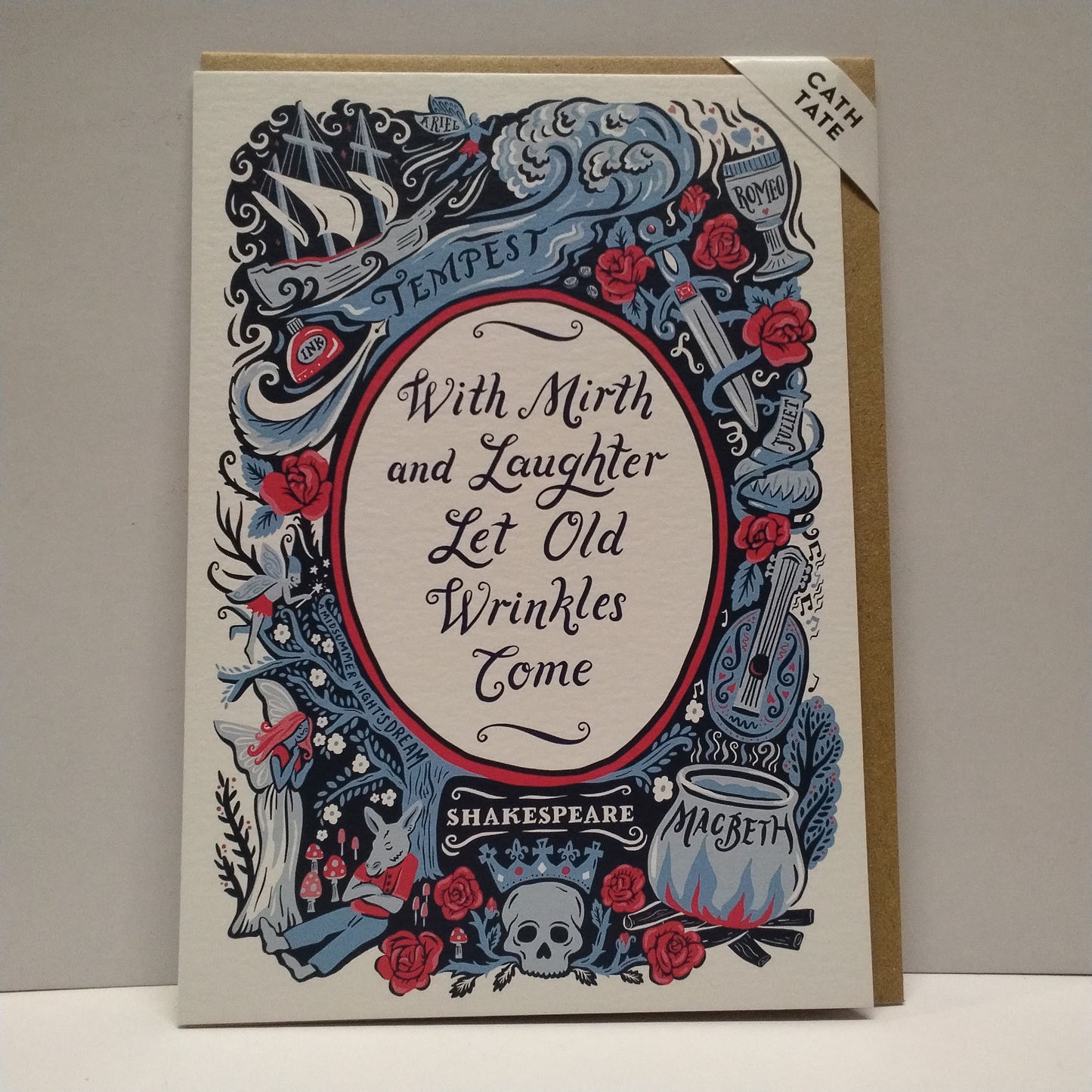 Shakespeare Themed Greeting Card