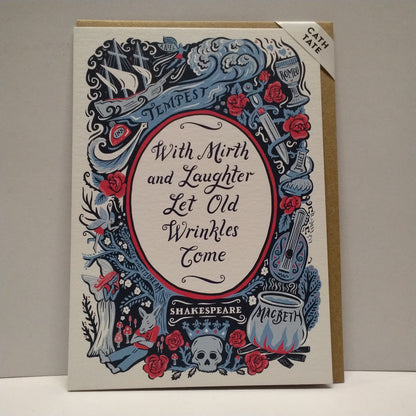 Shakespeare Themed Greeting Card