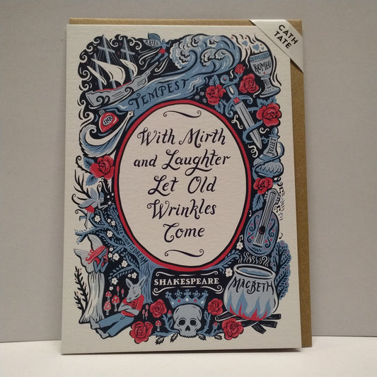 Shakespeare Themed Greeting Card