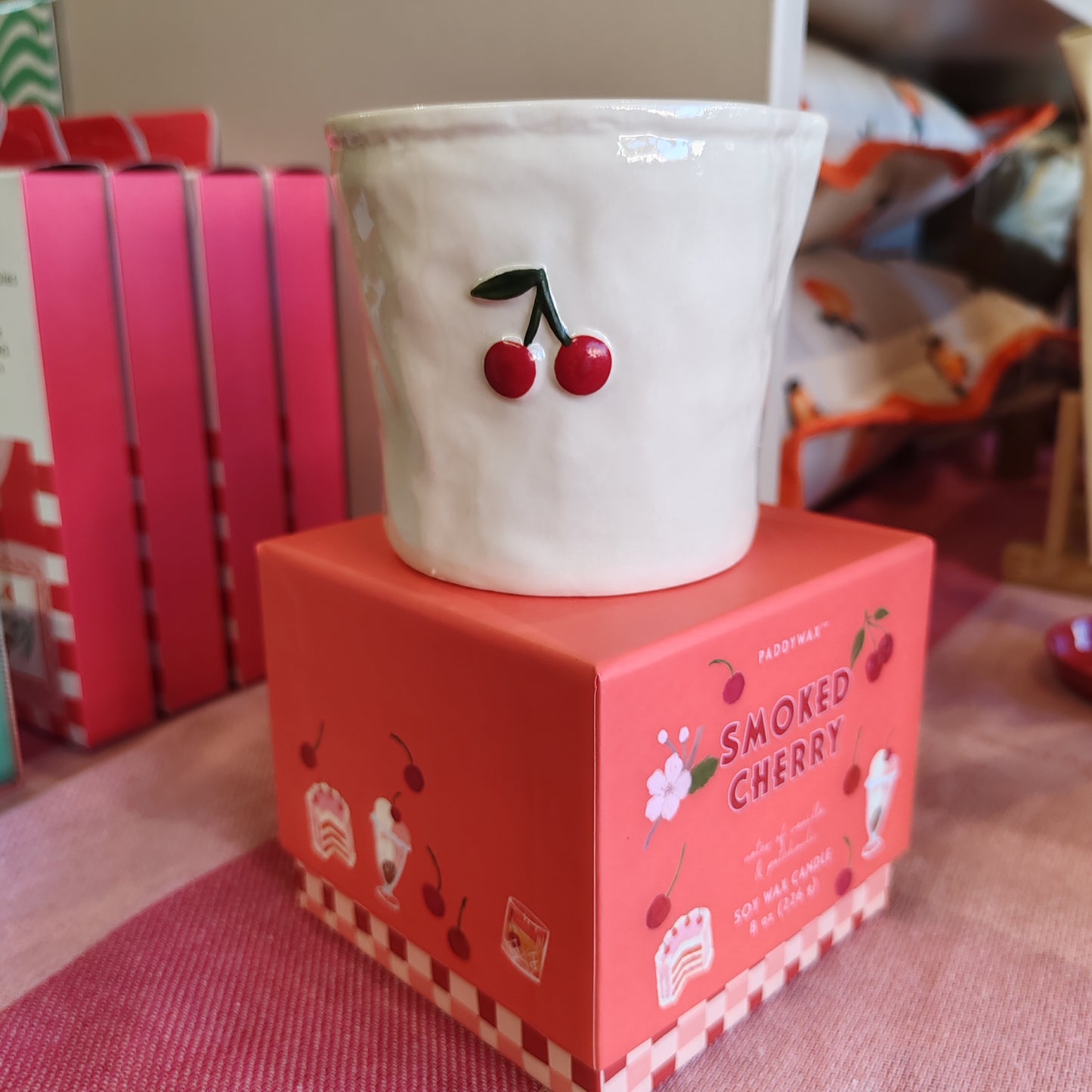 Paddywax Smoked Cherry Soy Wax Candle 8 oz