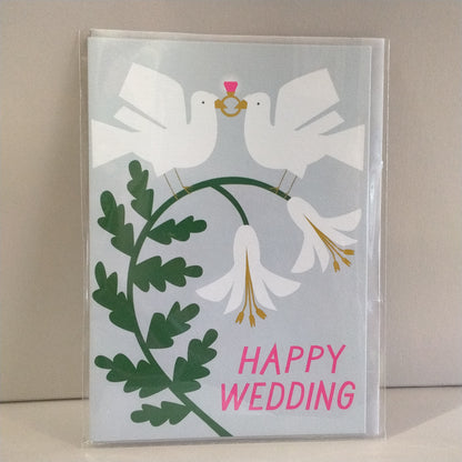Wedding Doves Greeting Card