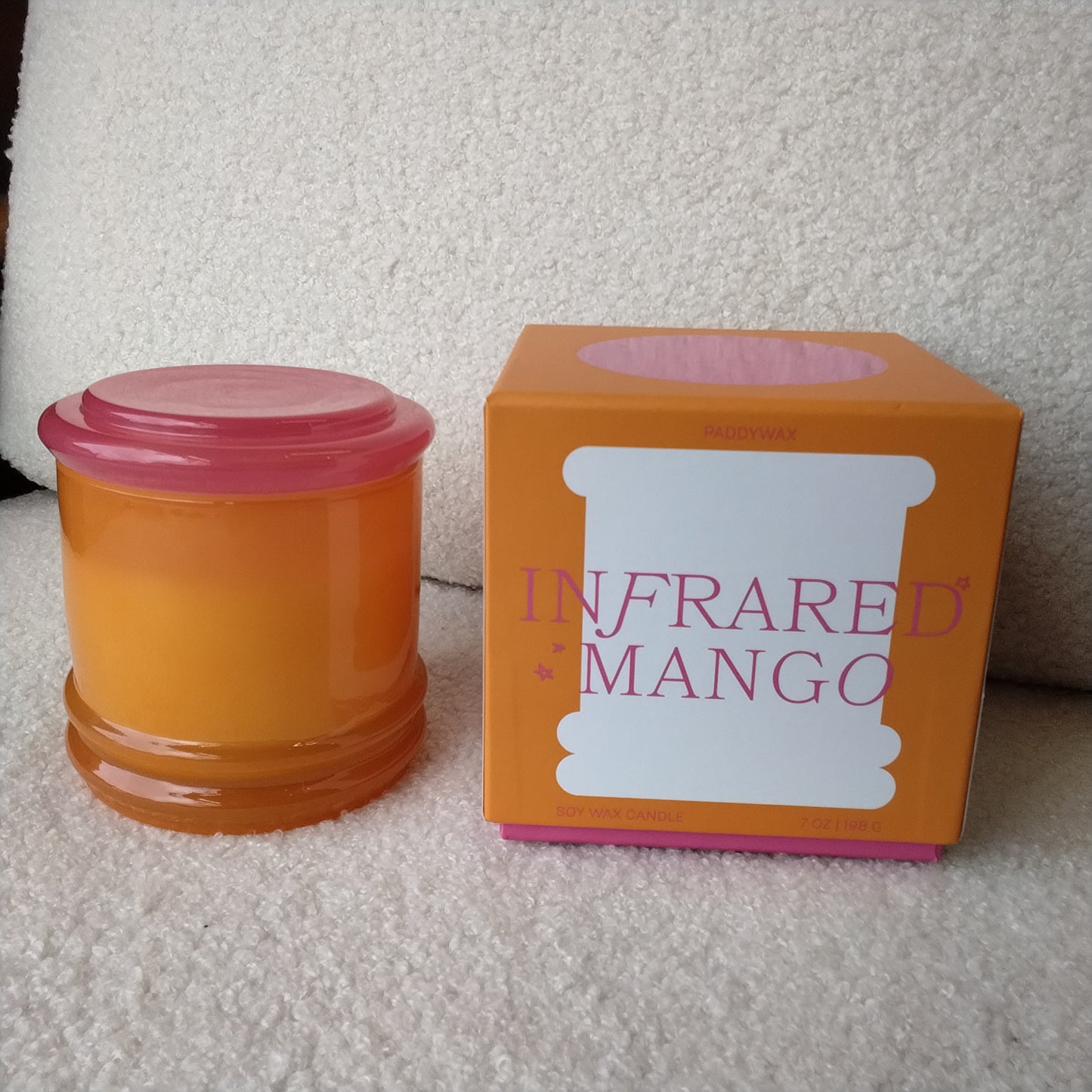 Paddywax Infrared Mango Soy Wax Candle 7 oz