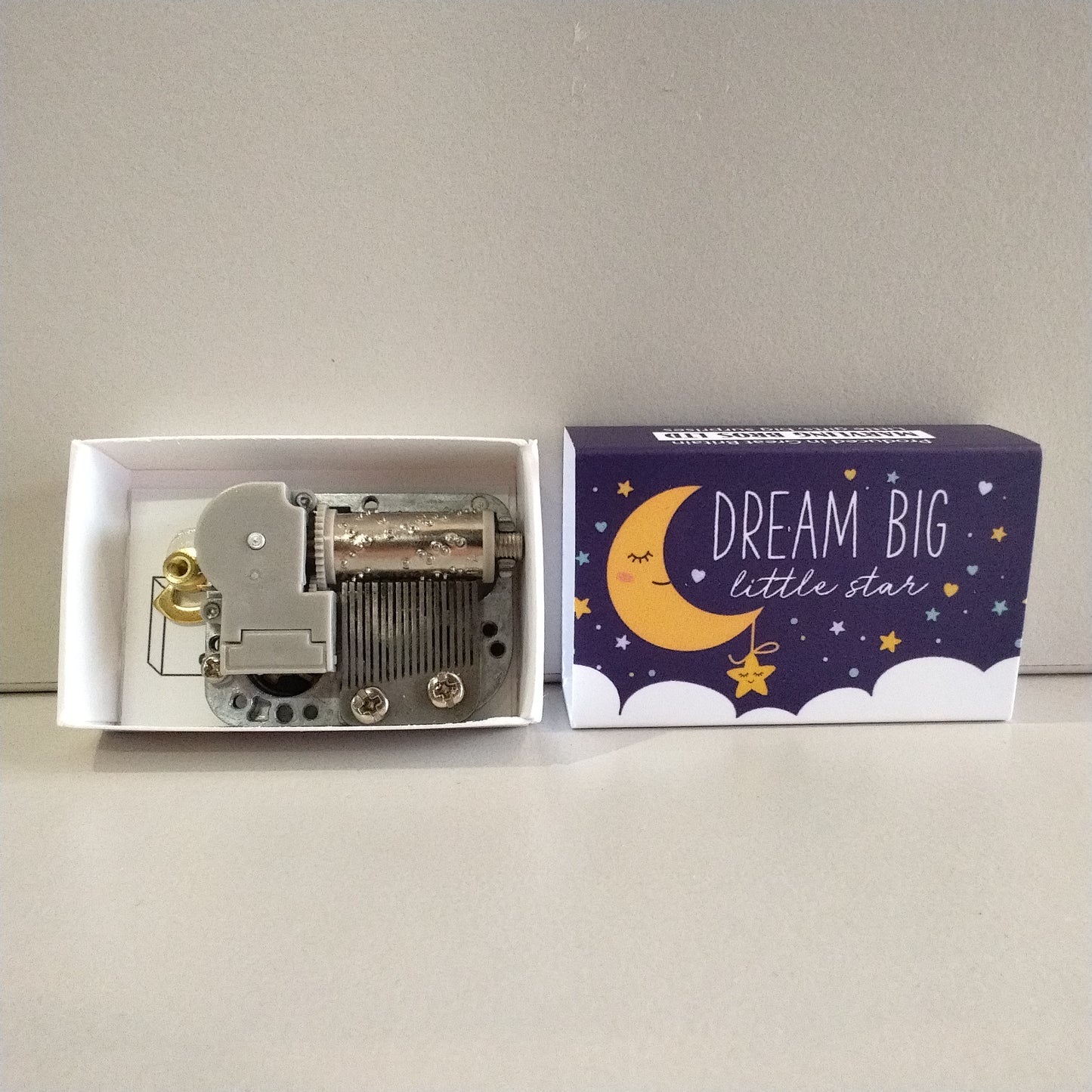 Dream Big Little Star Music Box in a Matchbox