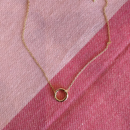 Spring Ring Necklace, Charm Chains