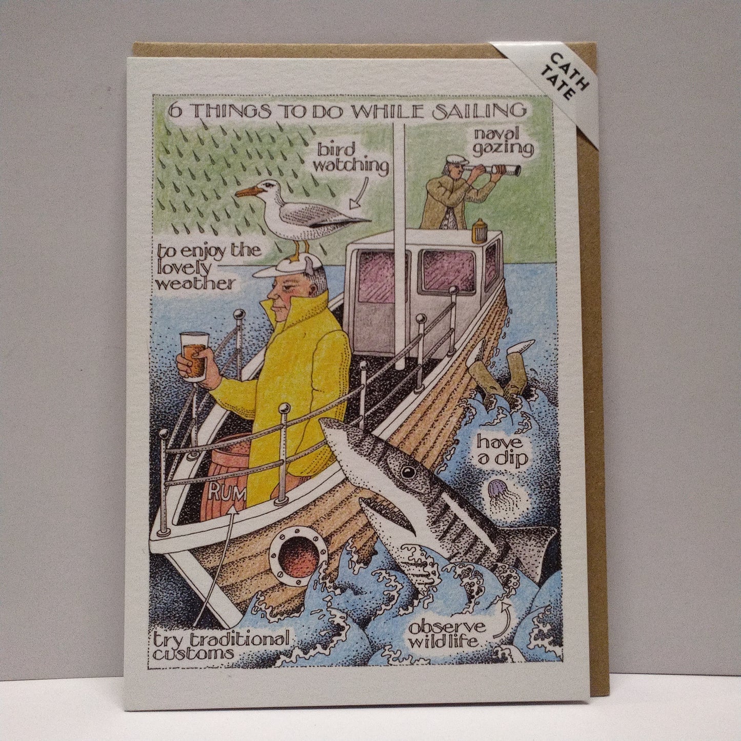 6 Things To Do While Sailing Greeting Card