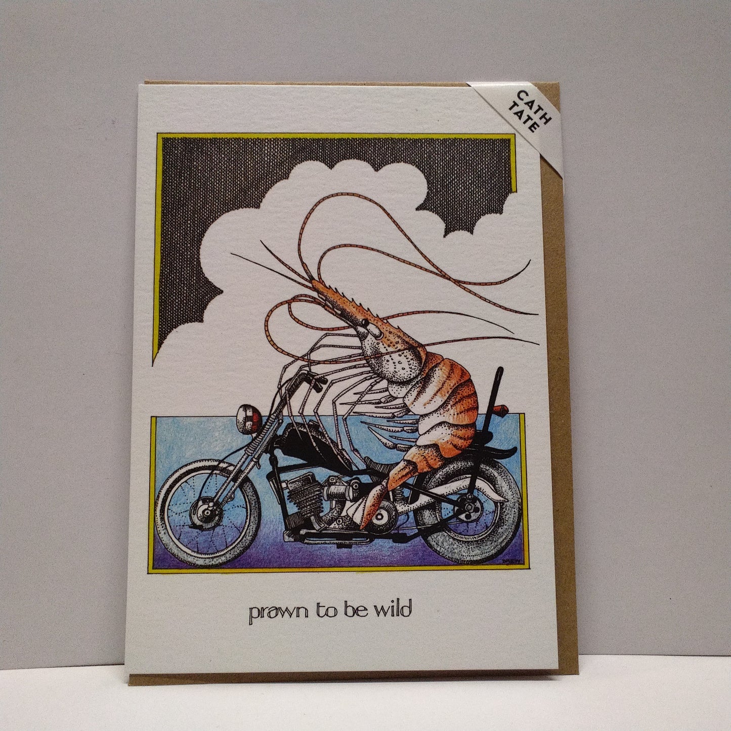 Prawn to be Wild - Greeting Card