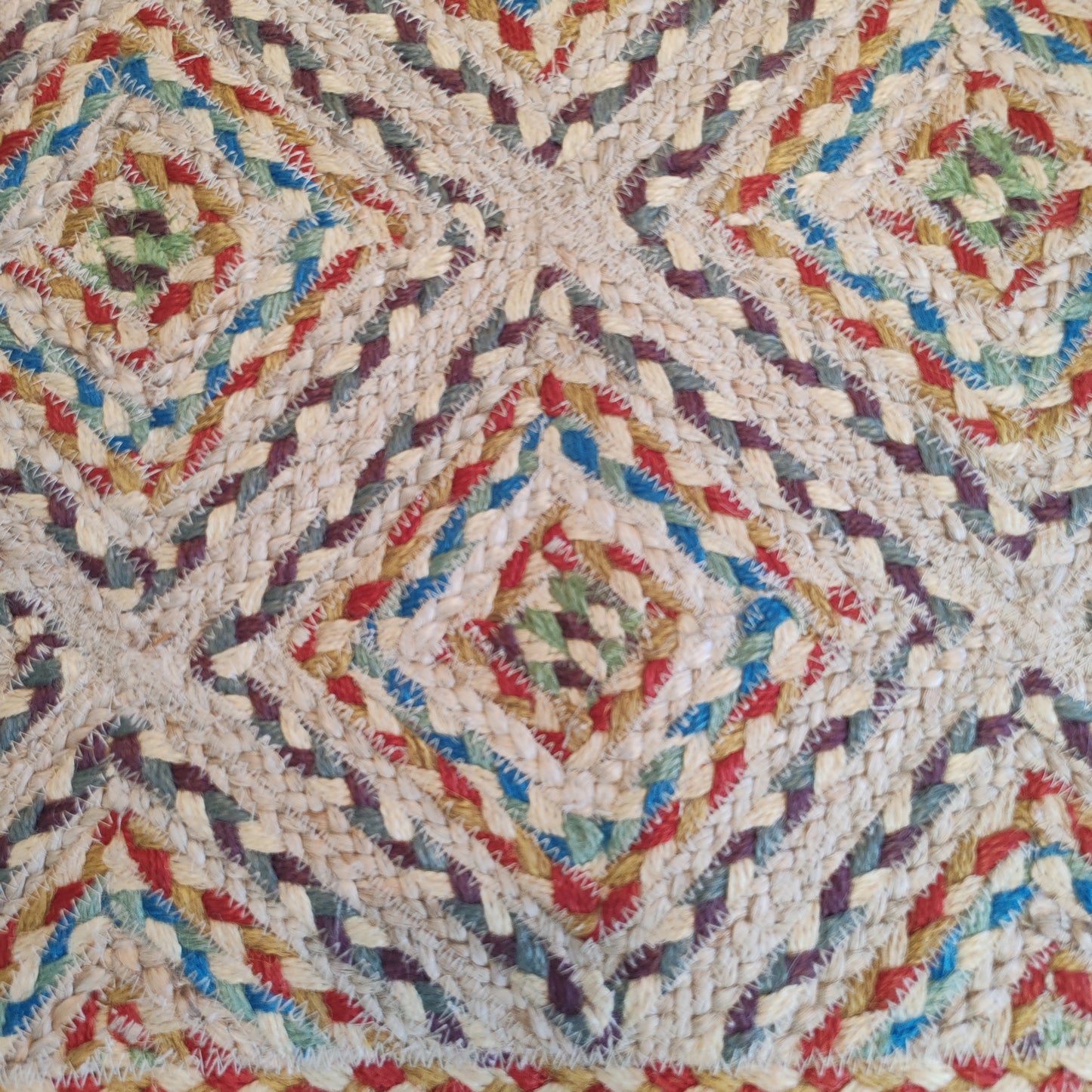 Carnival Mosaic Jute Rug.