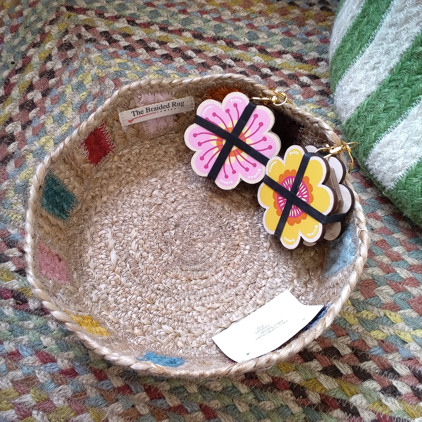 Natural Fairground Tulip Mini Basket