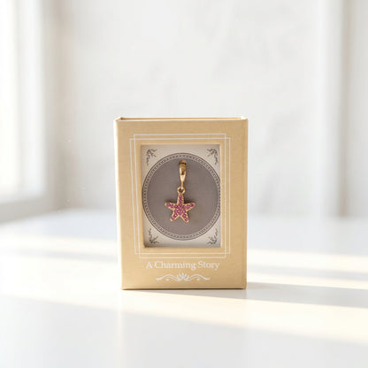 Starfish Charm - Pink