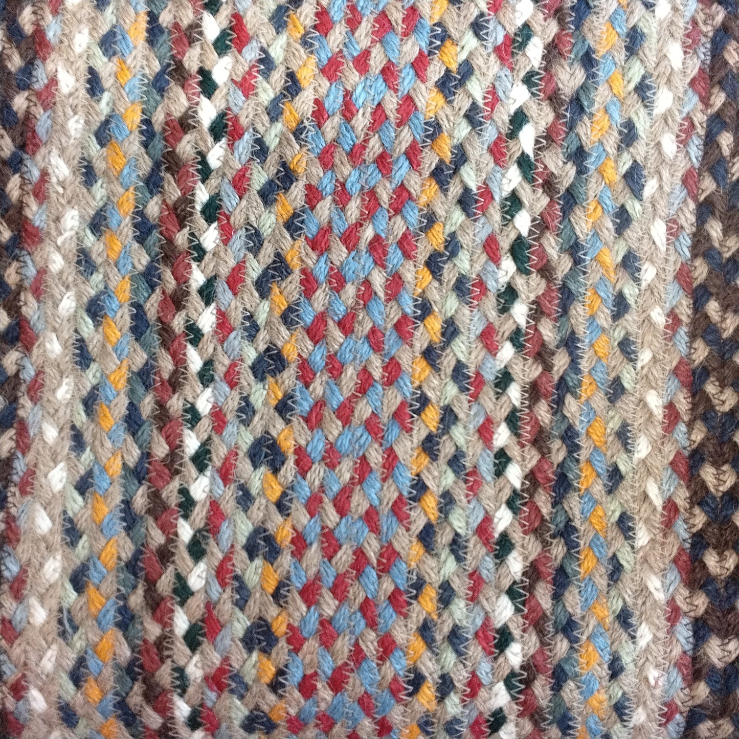 Misty Blue Jute Table Runner