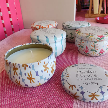 Garden and grove mini soy wax candle