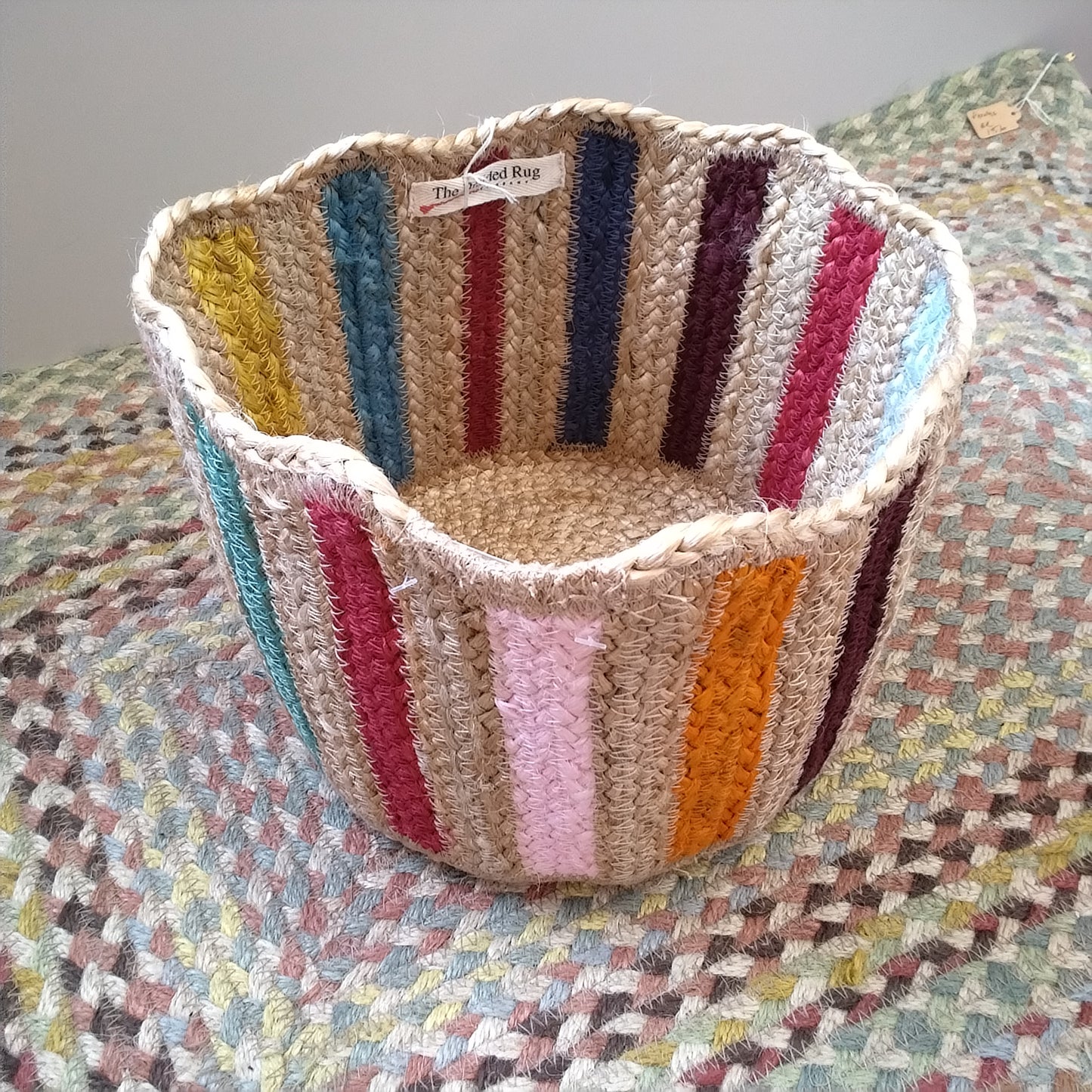Natural Fairground Tulip Basket