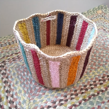Natural Fairground Tulip Basket