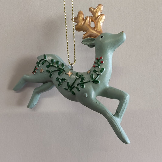 Resin Alpine Stag Decoration