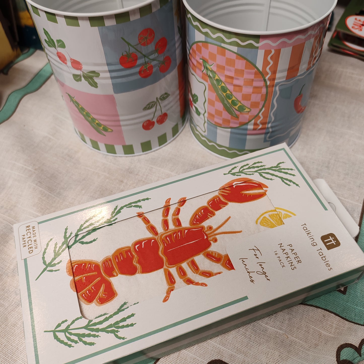 Lobster design Paper guest napkin