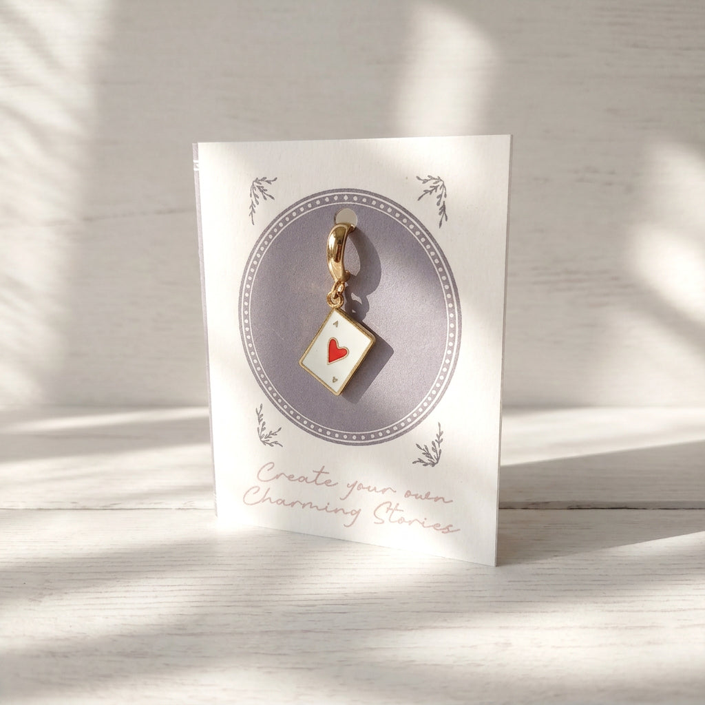 Enamel Ace Charm