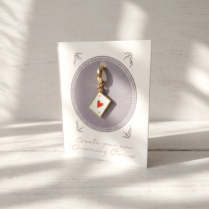 Enamel Ace Charm