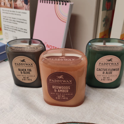 Vista glass candle black fig scent.