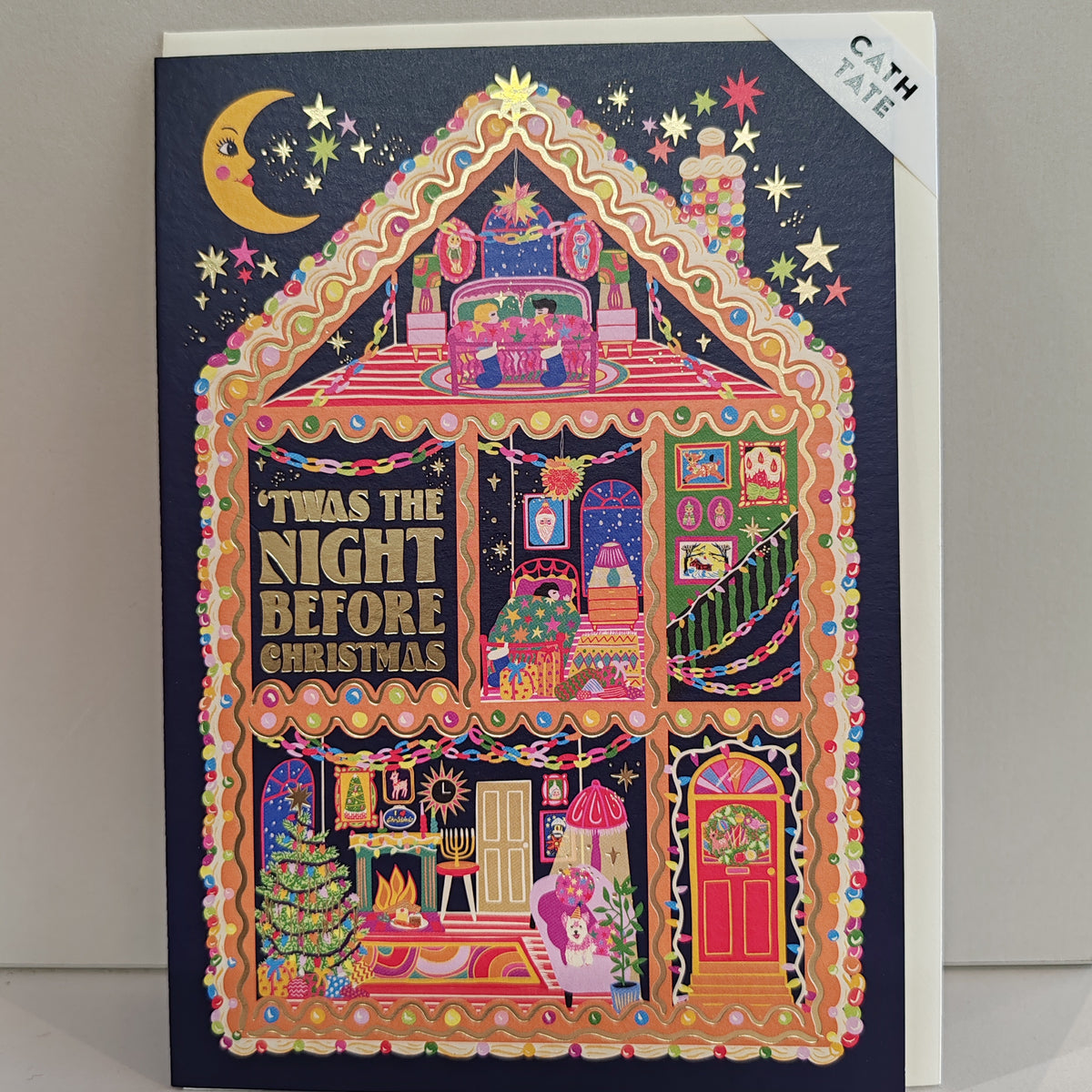 "twas the night before Christmas" greeting card