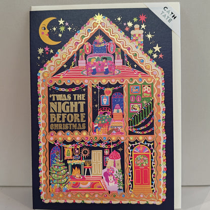 "twas the night before Christmas" greeting card