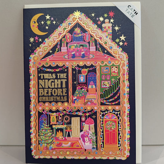 "twas the night before Christmas" greeting card