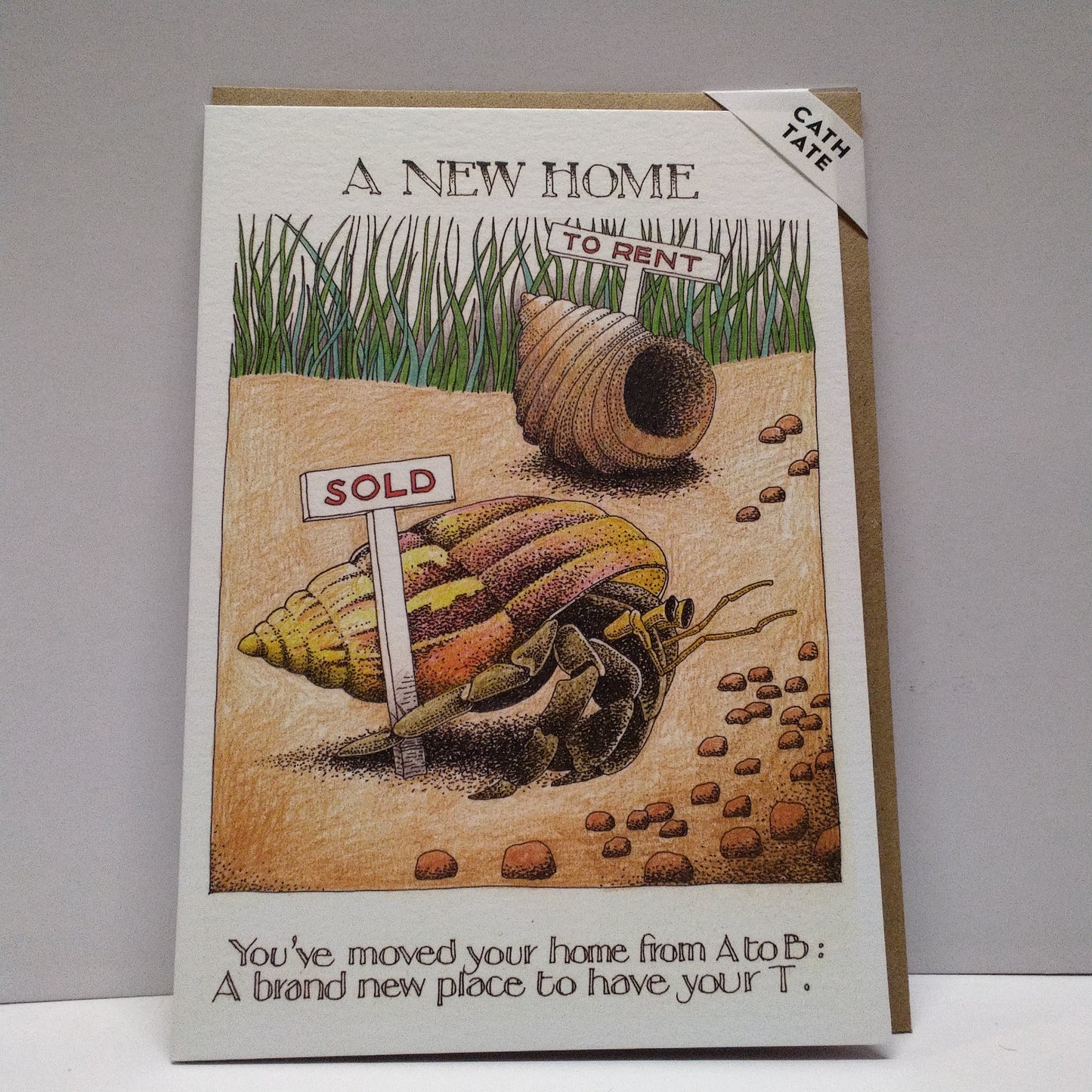 A New Home - Shell Greeting Card