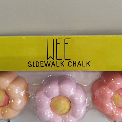 Sidewalk chalk, Flower pots set 3