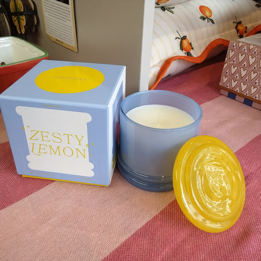 Paddywax Zesty Lemon Soy Wax Candle 7 oz