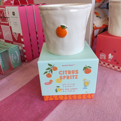 Paddywax Citrus Spritz Soy Wax Candle 8 oz