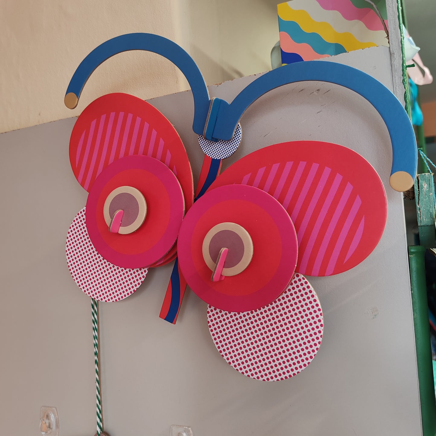 Stripy butterfly Wall Art