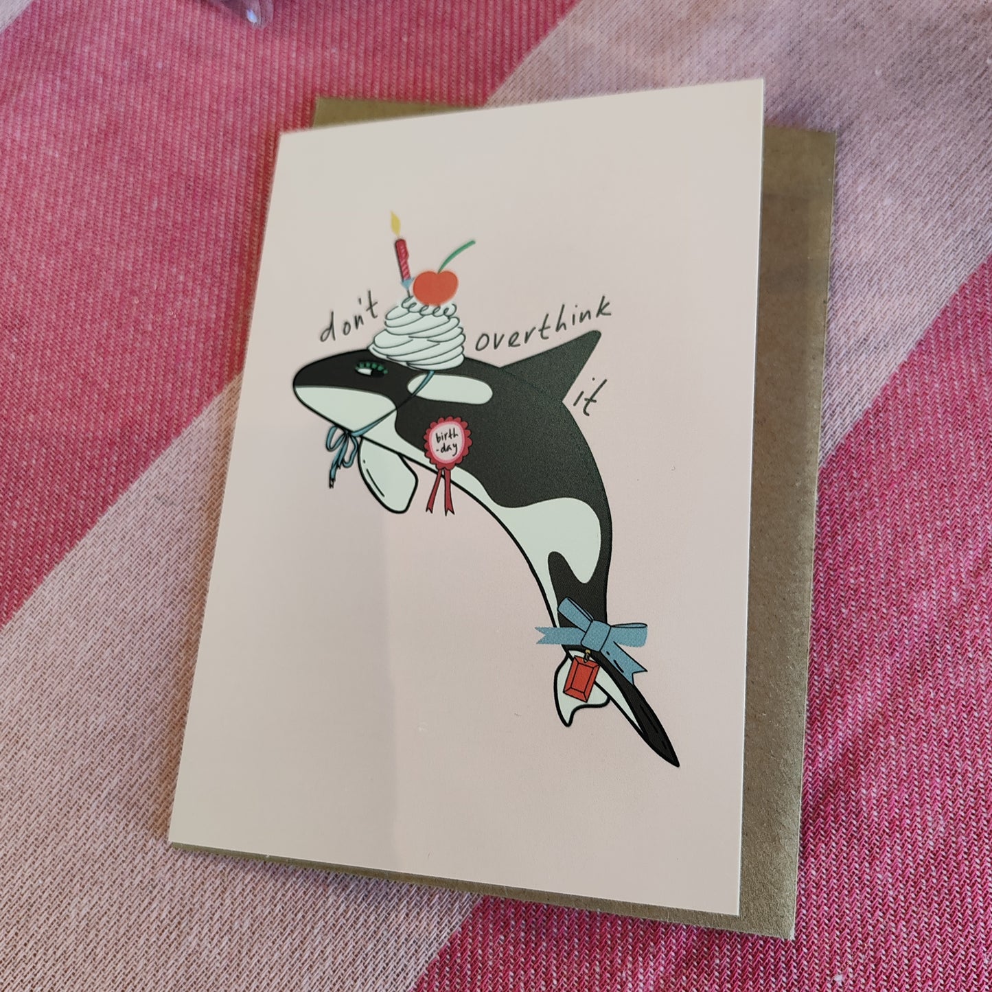 Whale birthday card