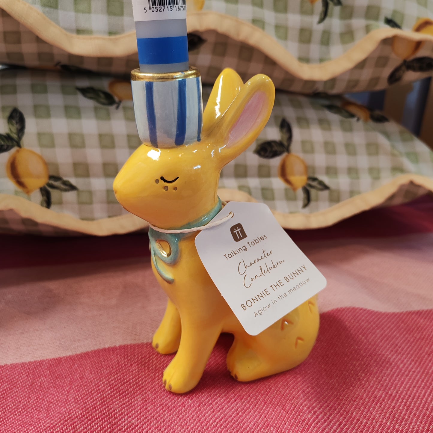 Ceramic Bunny candle holder