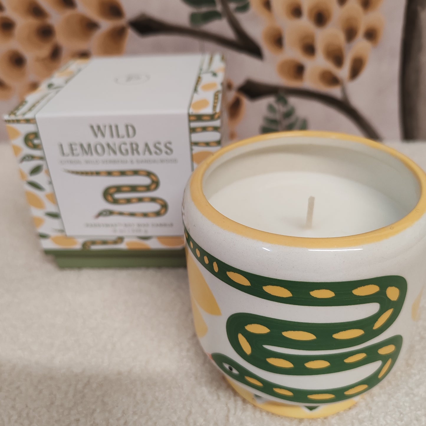 Adopo Snake Ceramic Candle
