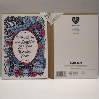 Shakespeare Themed Greeting Card