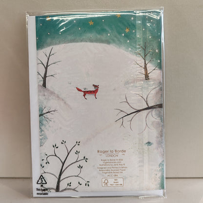 Tree house advent calendar Greeting card.