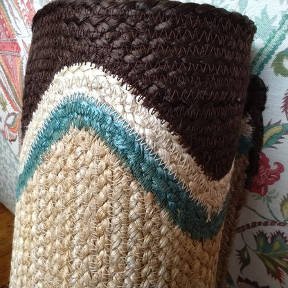 Cocoa Wave Jute Rug -  3 x 5 (92 x 152 cm)rectangle